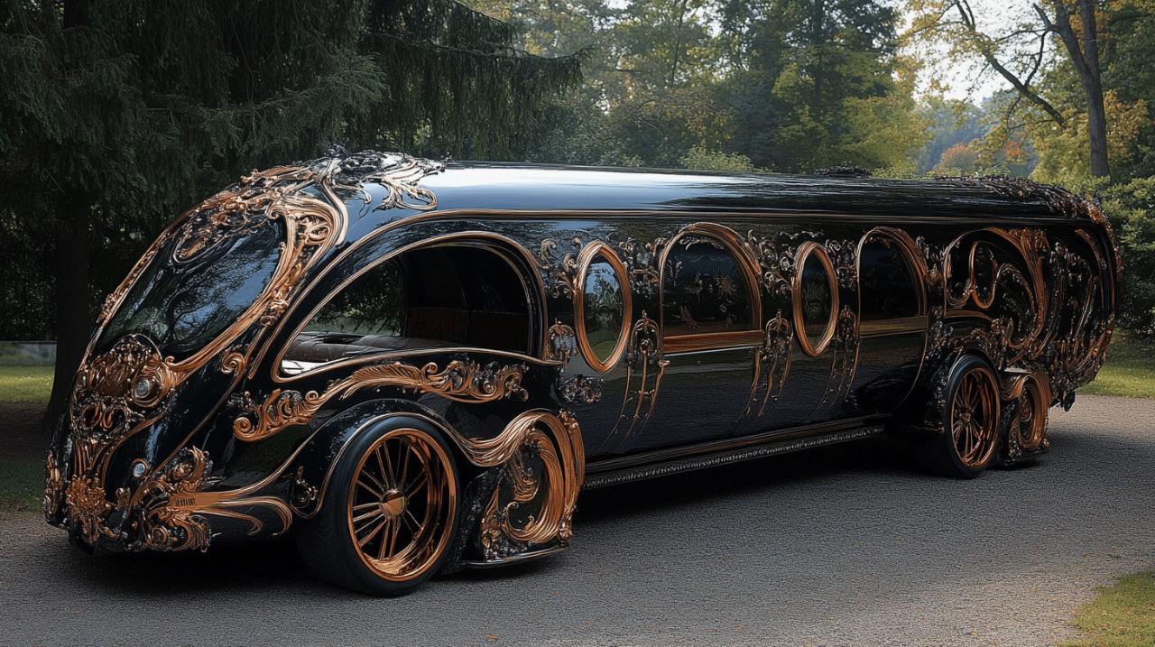 Ces voitures de pompes funebres insolites qui revolutionnent les traditions funeraires
